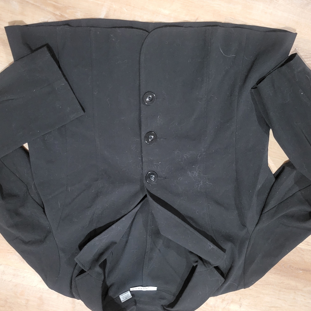 Sag Harbor Black Stretch Blazer